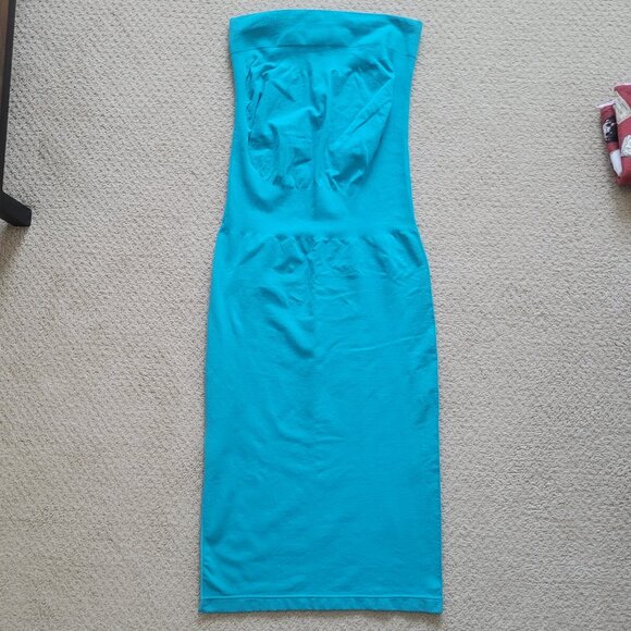 NWOT Zivame Stretch Shapewear Underskirt Saree Petticoat Size XL Turquoise Blue - Picture 2 of 4